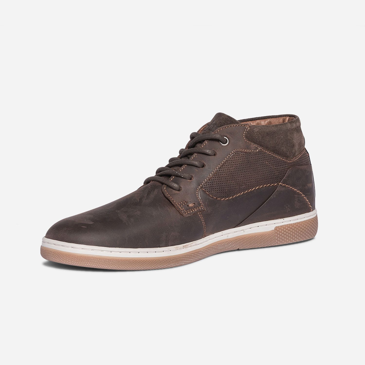 Derby confort montant TBS marron en cuir