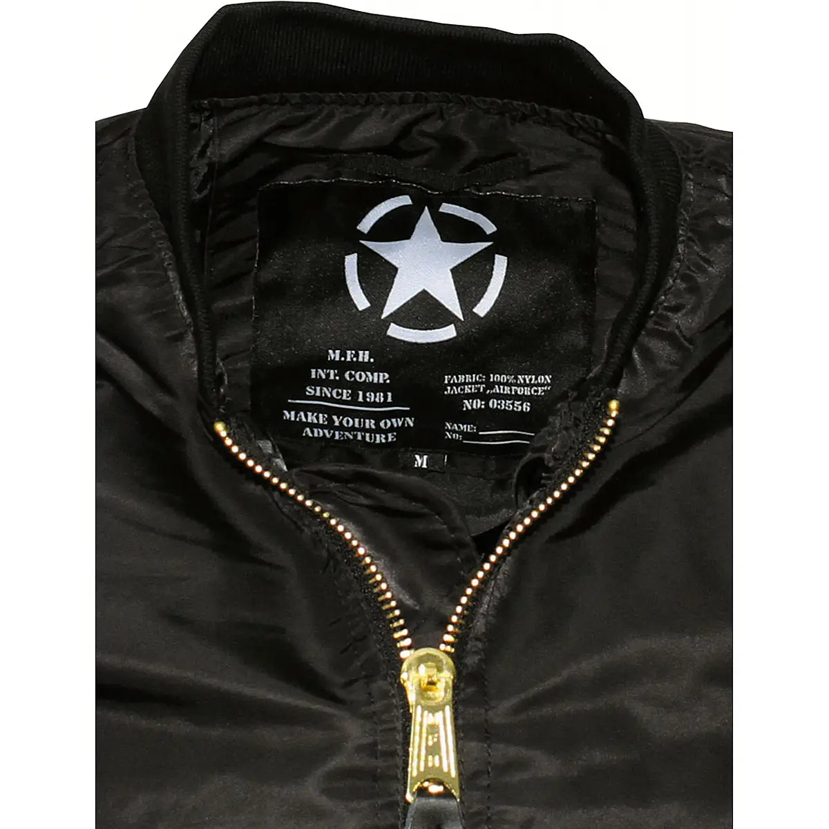 US Airforce Jacke MA1 schwarz