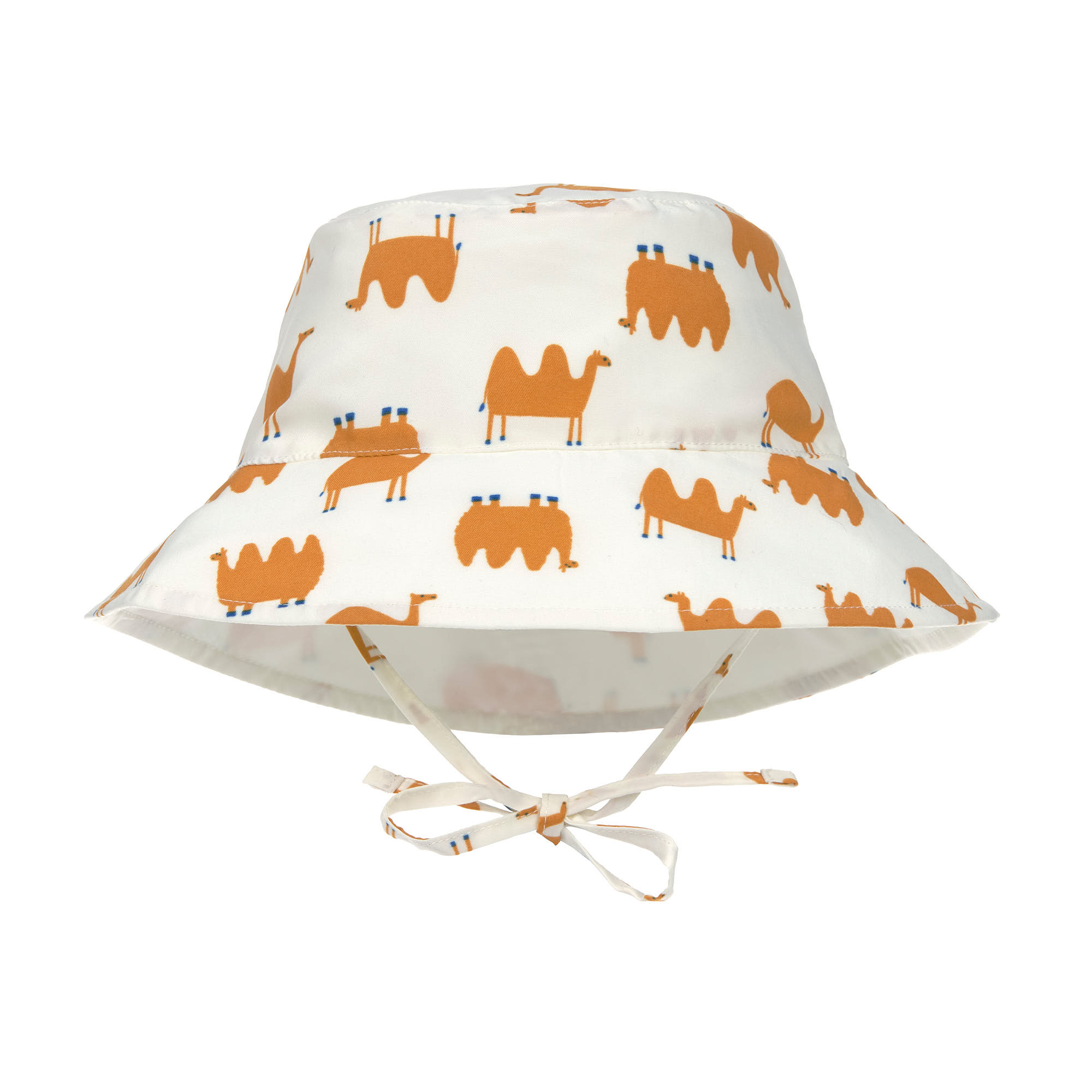 Sonnenhut Kinder (UV Schutz) - Kamel, Weiß
