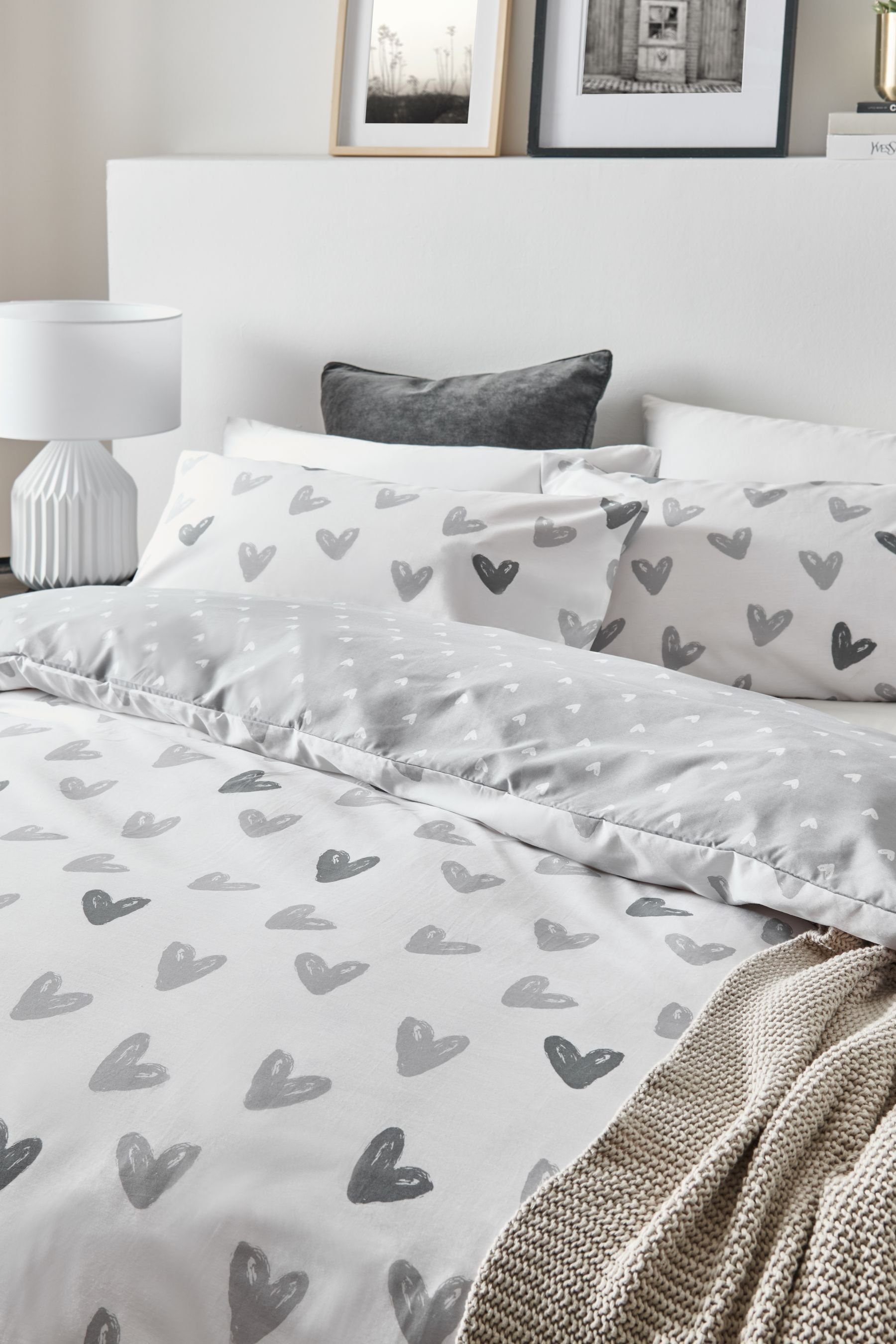 Bett-Set, Next, Bezug: Polyester (recycelt), Baumwolle