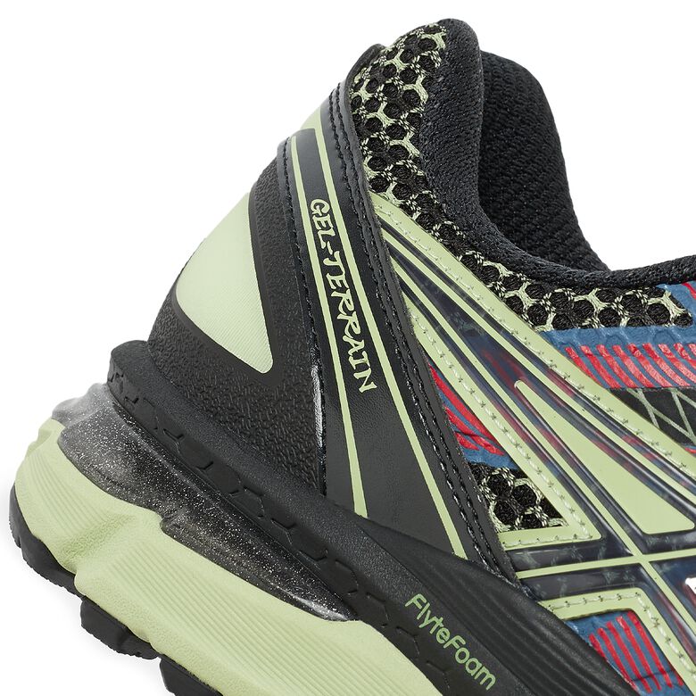 Asics Sportstyle US4-S Gel-Terrain black/neon lime