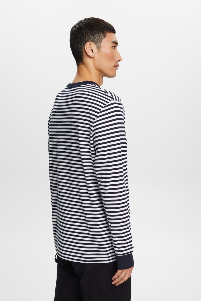 Gestreiftes Longsleeve aus Baumwolle