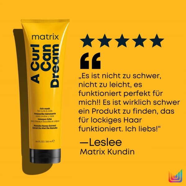Matrix Total Results A Curl Can Dream Haarmaske