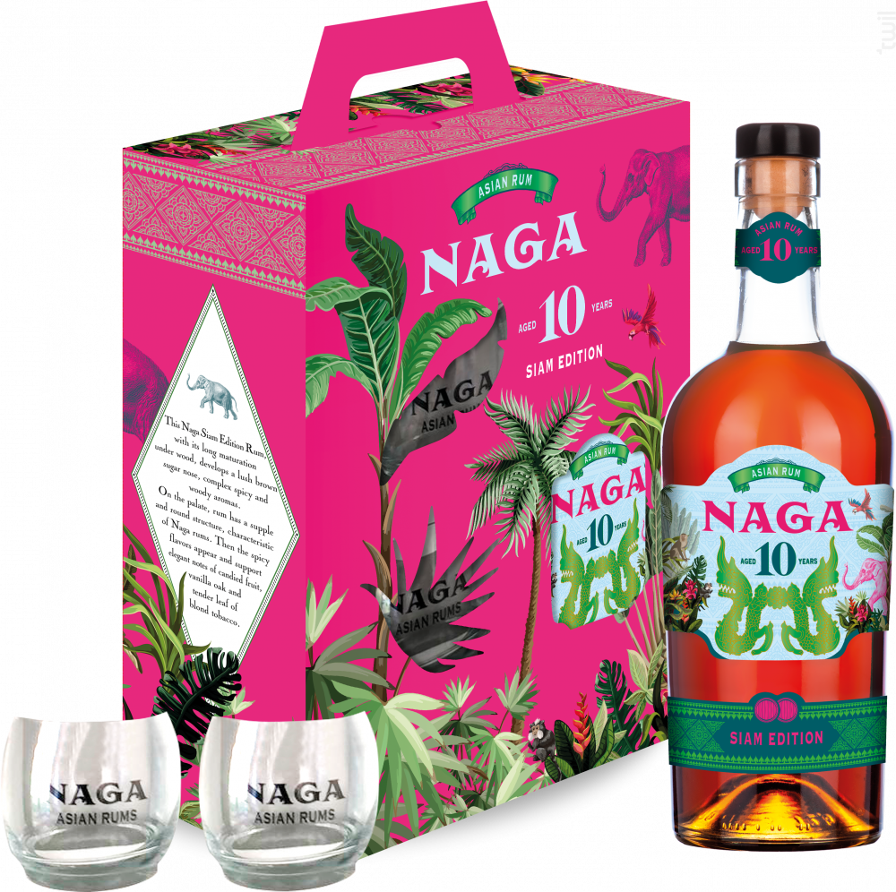 Naga Edition Siam Coffret 2 Verres Naga
