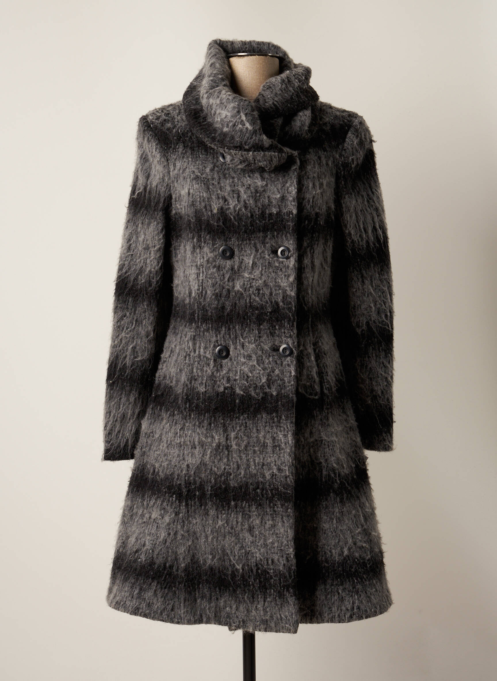 Et Compagnie Manteaux Longs Femme couleur gris