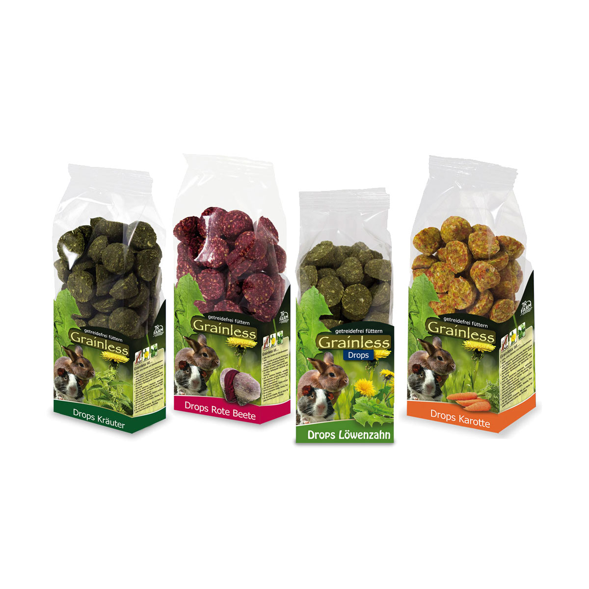 JR Farm Grainless Drops Mixpaket 4x140g kaufen
