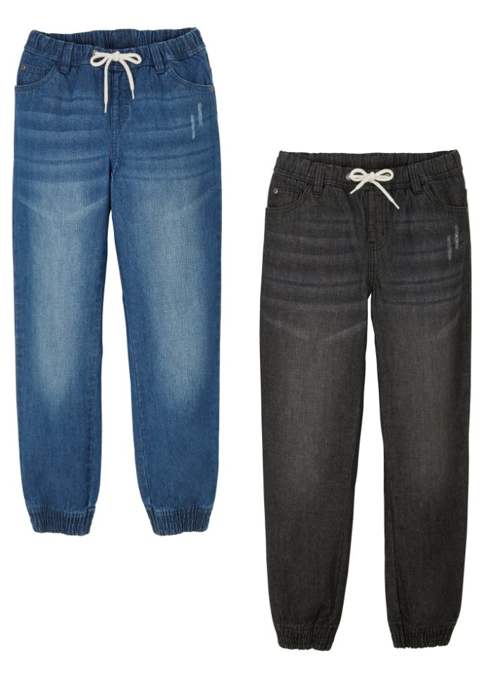 Jungen Jeans Schlupfhose (2er Pack)