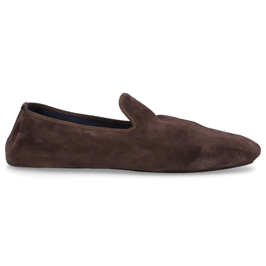 Henderson - Hausschuhe SUITE Veloursleder - braun