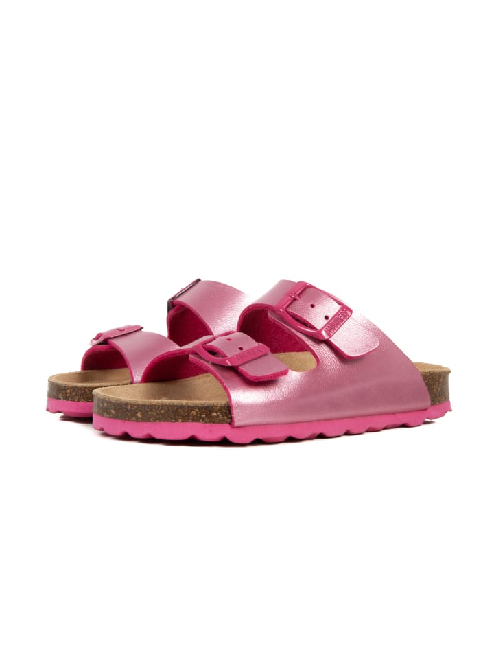 babunkers Pantoletten  in pink günstig kaufen