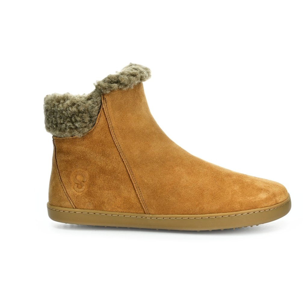 Shapen Fluffy 2.0 Brown Winterbarfußschuhe