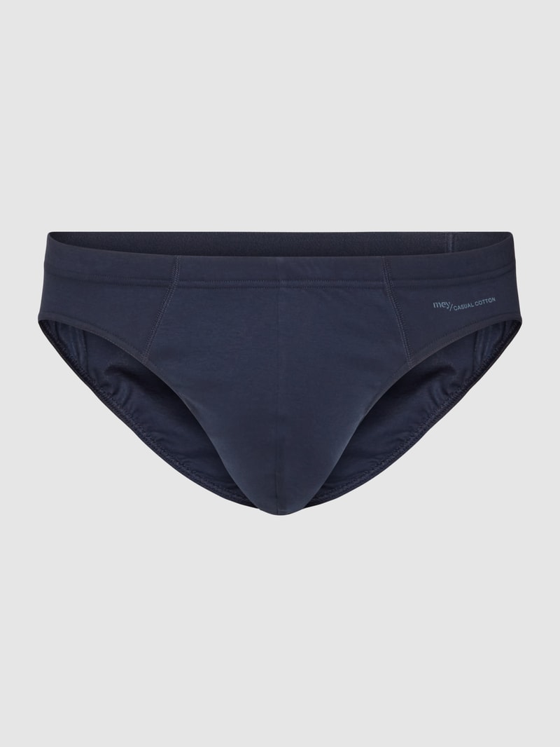 Slip mit Label-Detail in dunkelblau