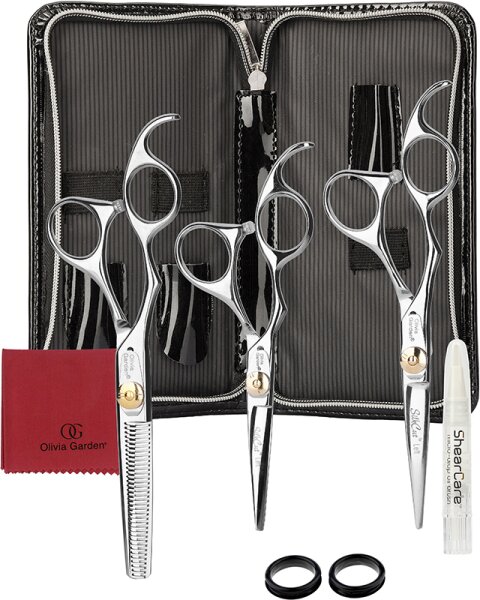 Olivia Garden Silkcut Linkshand 3er Set Scherenset