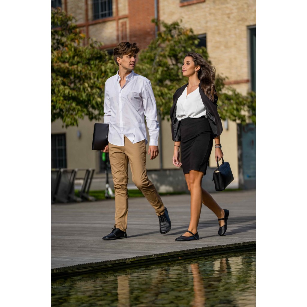 Ahinsa Bindu 2 Black xWide (bare) Barfußhalbschuhe