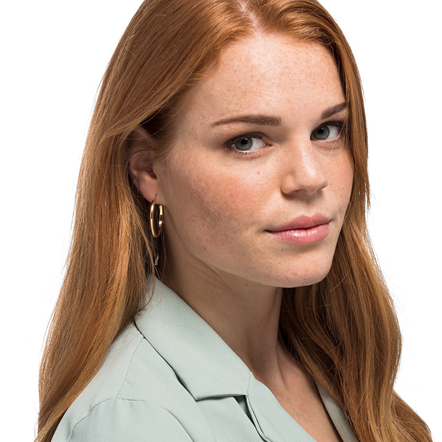 Heideman Sienna gullfargede øredobber