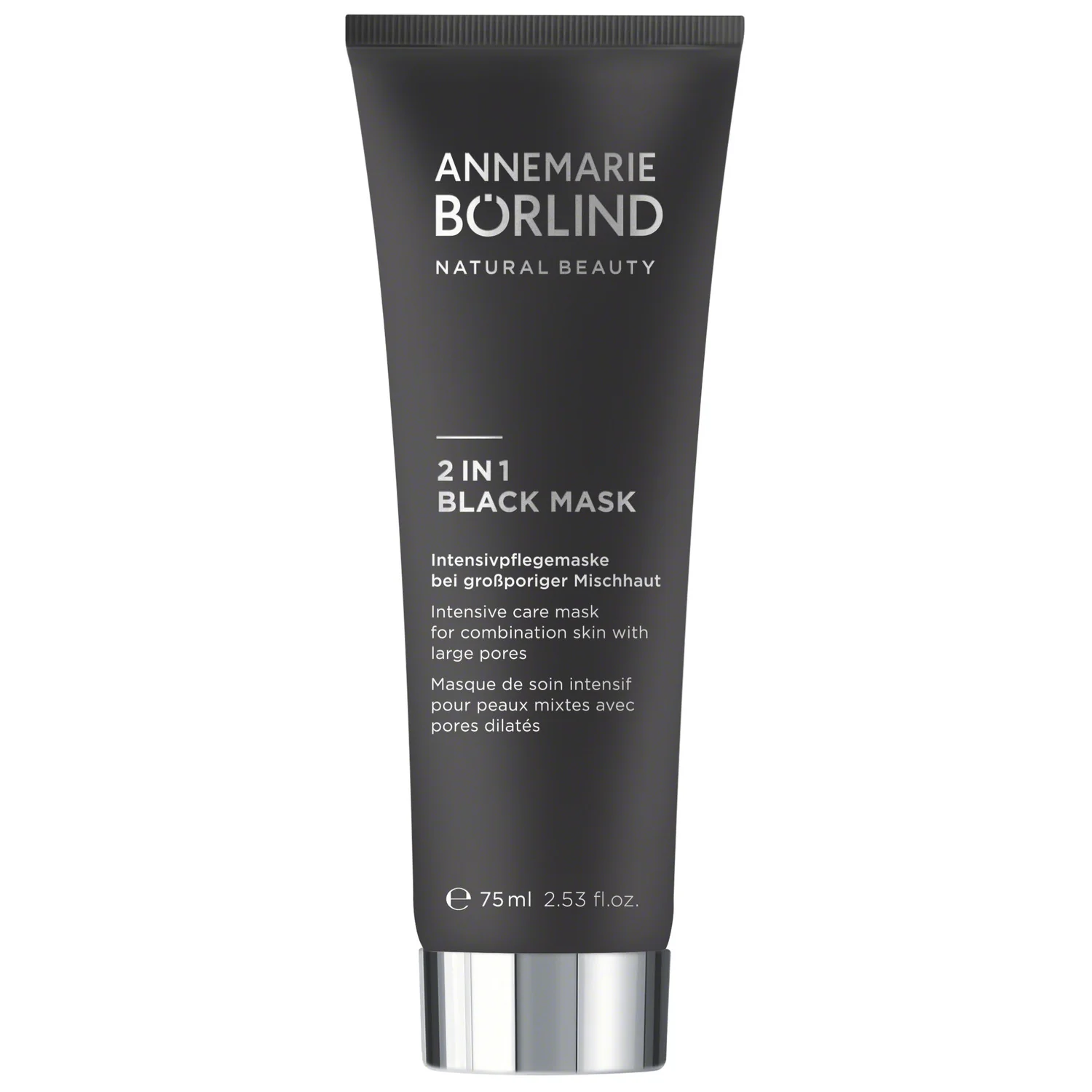 Mascarilla facial purificante 2 en 1 negra