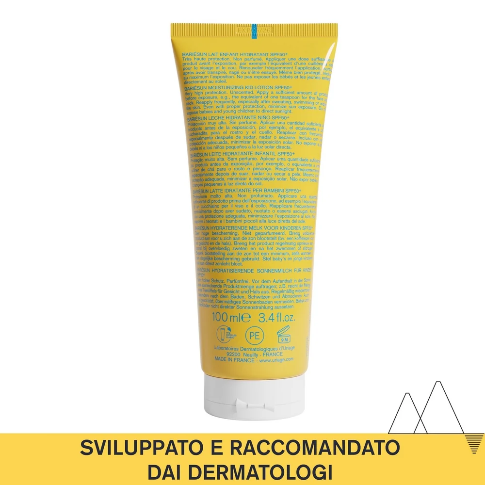 Leche solar infantil BARIESUN SPF50+ - Leche solar corporal de alta protección, productos para niños