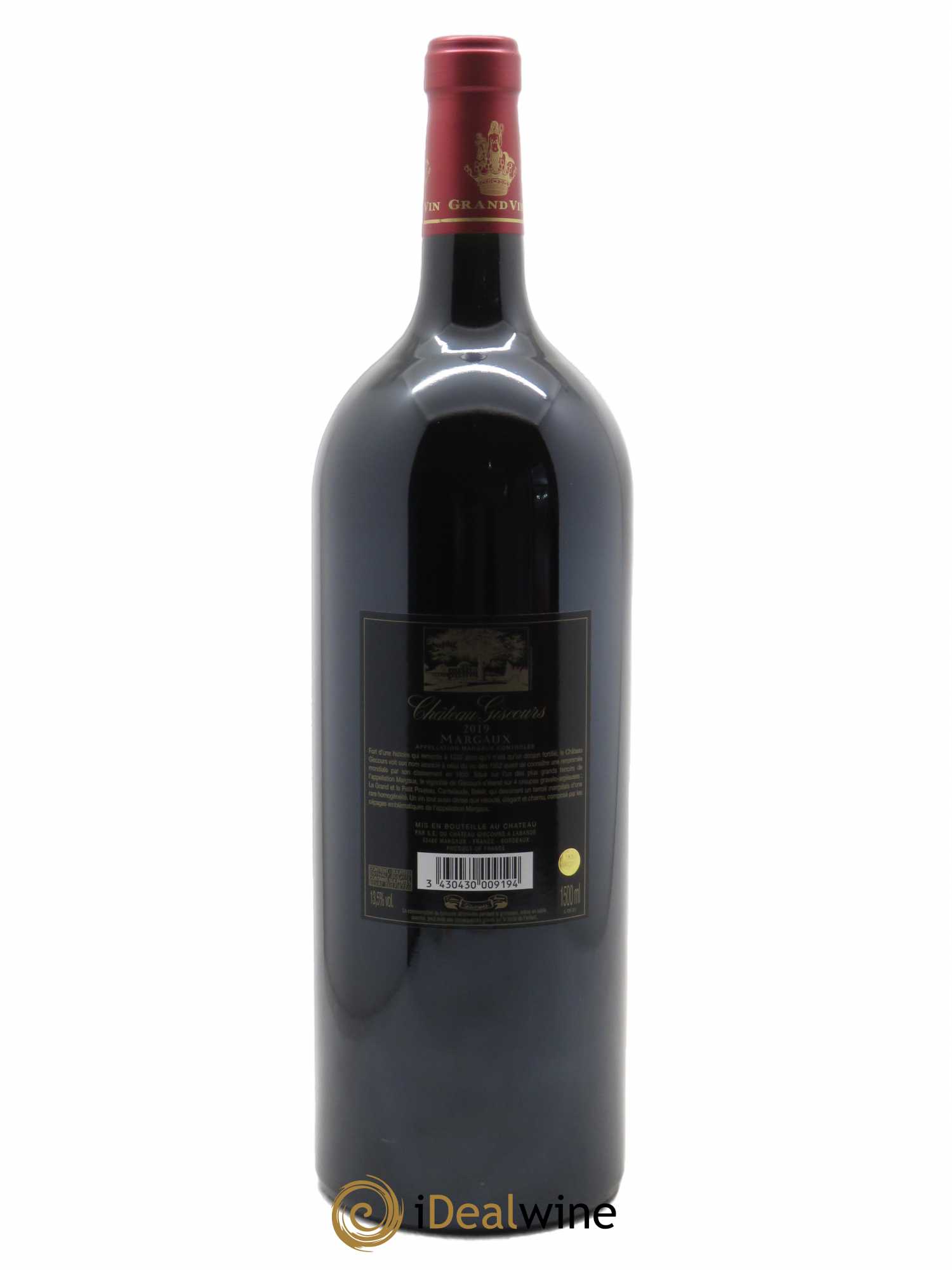 Château Giscours 3ème Grand Cru Classé (CBO à partir de 6 bts) 2019 - Lot de 1 Magnum