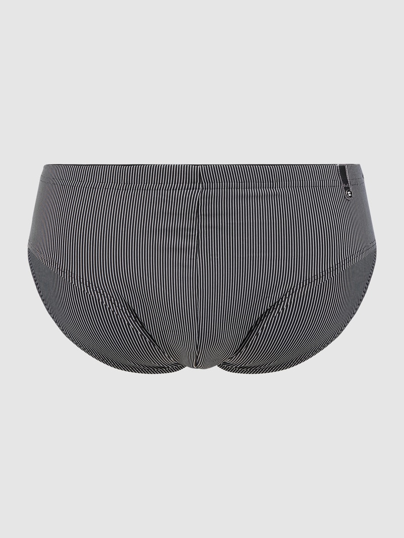 Slip aus Mikrofaser in schwarz