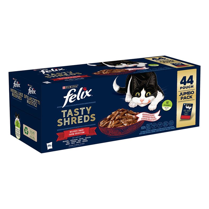 Felix Tasty Shreds 44 x 80 g zu TOP-Preisen