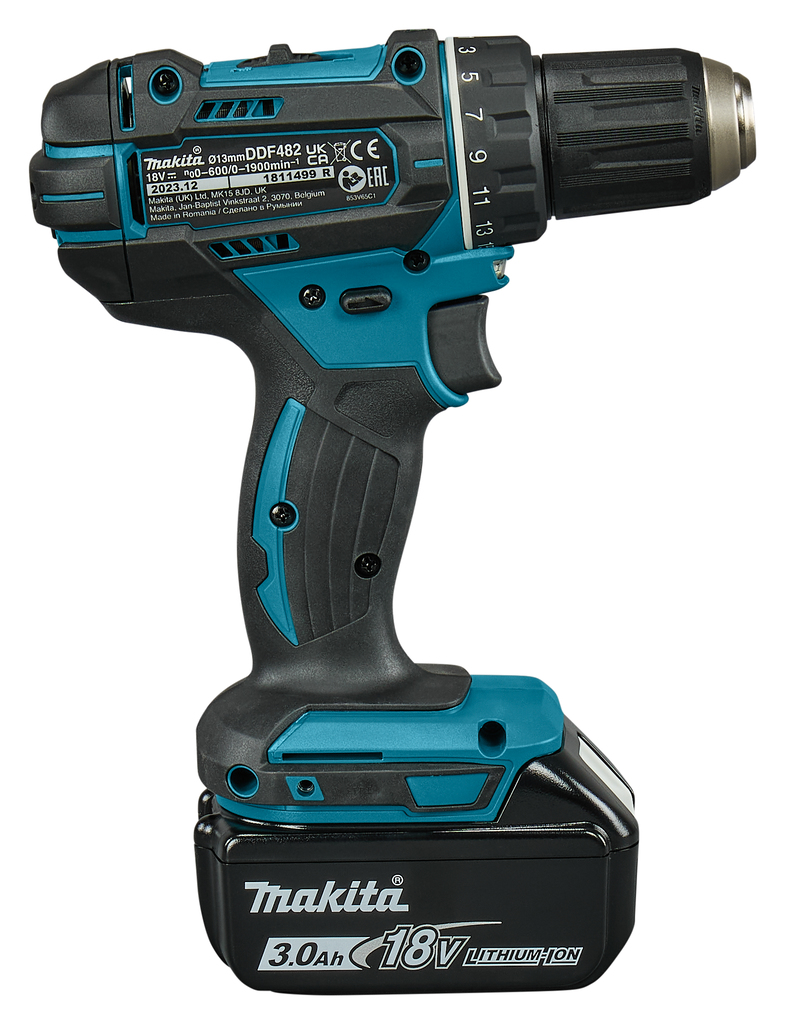 Mașină de găurit/șurubelniță fără fir Makita DDF482RFJ 18V 3.0AH Li-ion