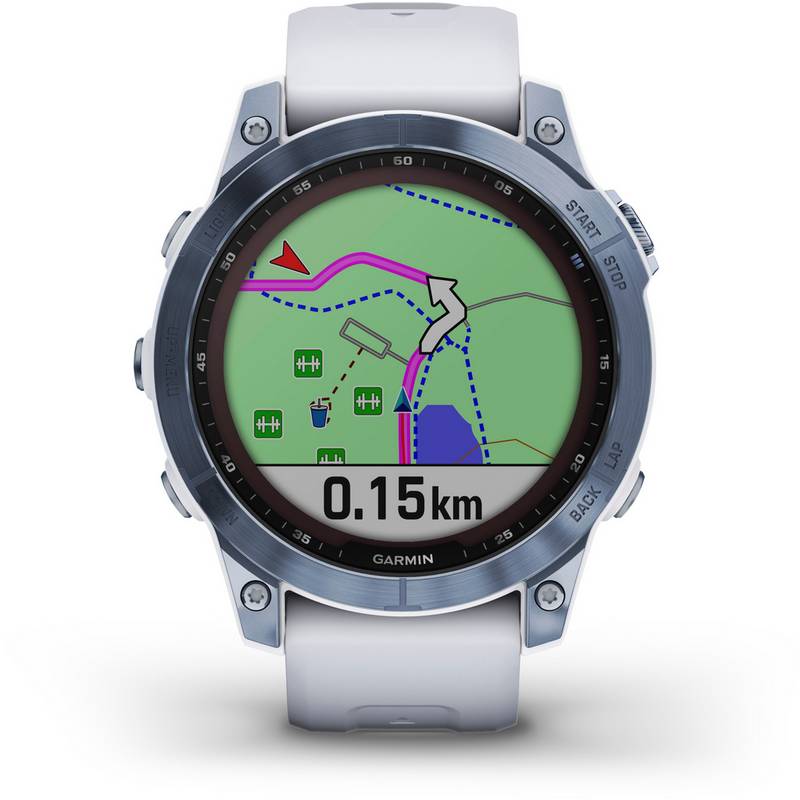 Garmin fenix 7 Sapphire Solar Titan Sportuhr