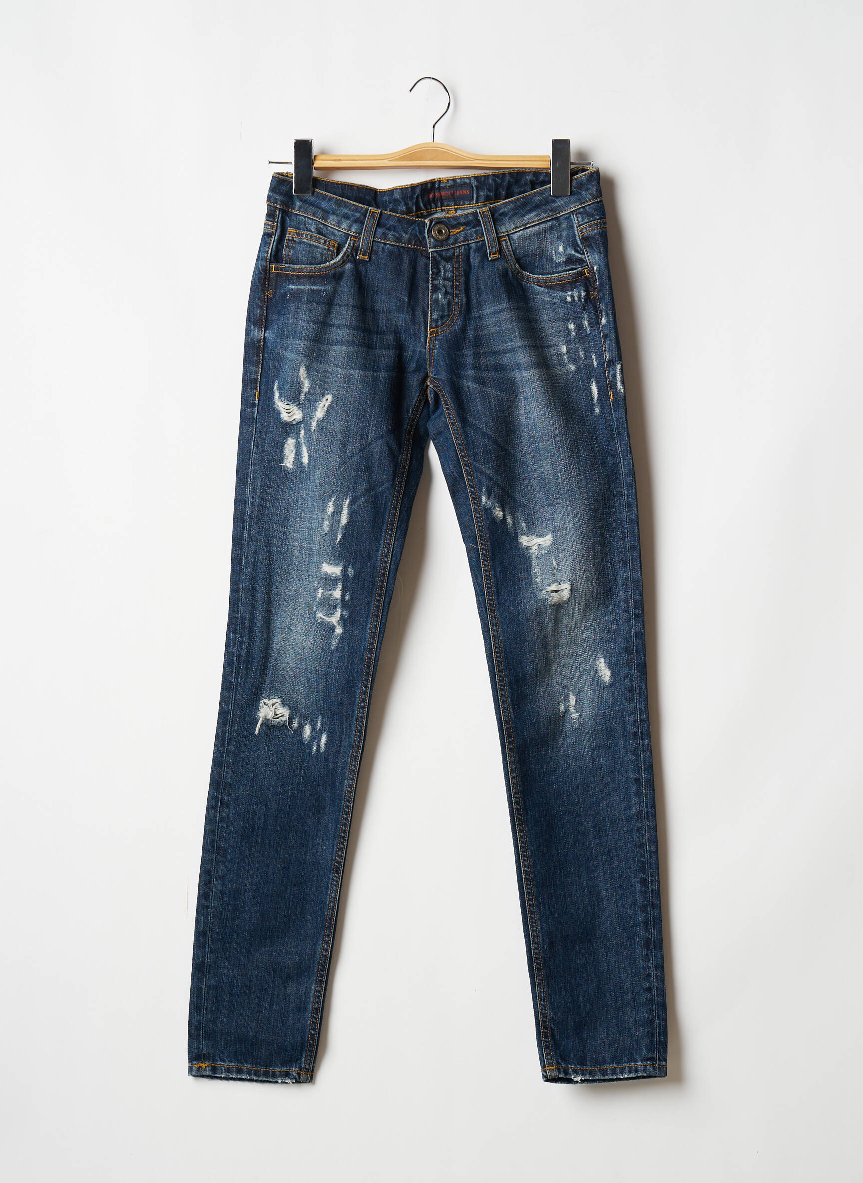 Trussardi Jeans Jeans Coupe Slim Femme couleur bleu