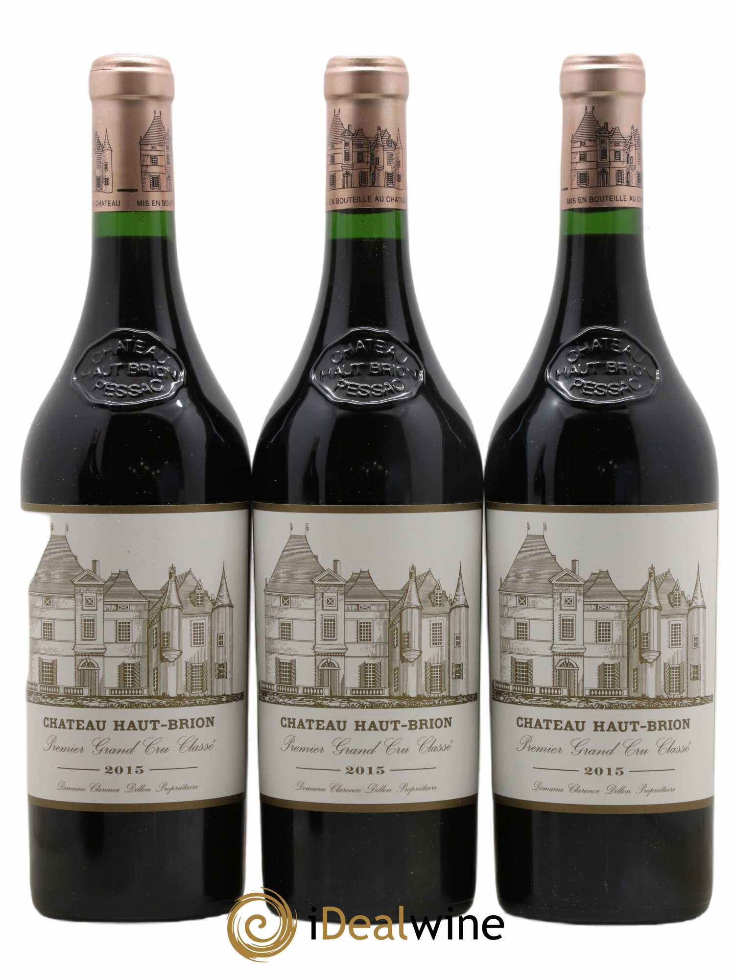 Château Haut Brion 1er Grand Cru Classé  2015 - Lot de 6 Bouteilles