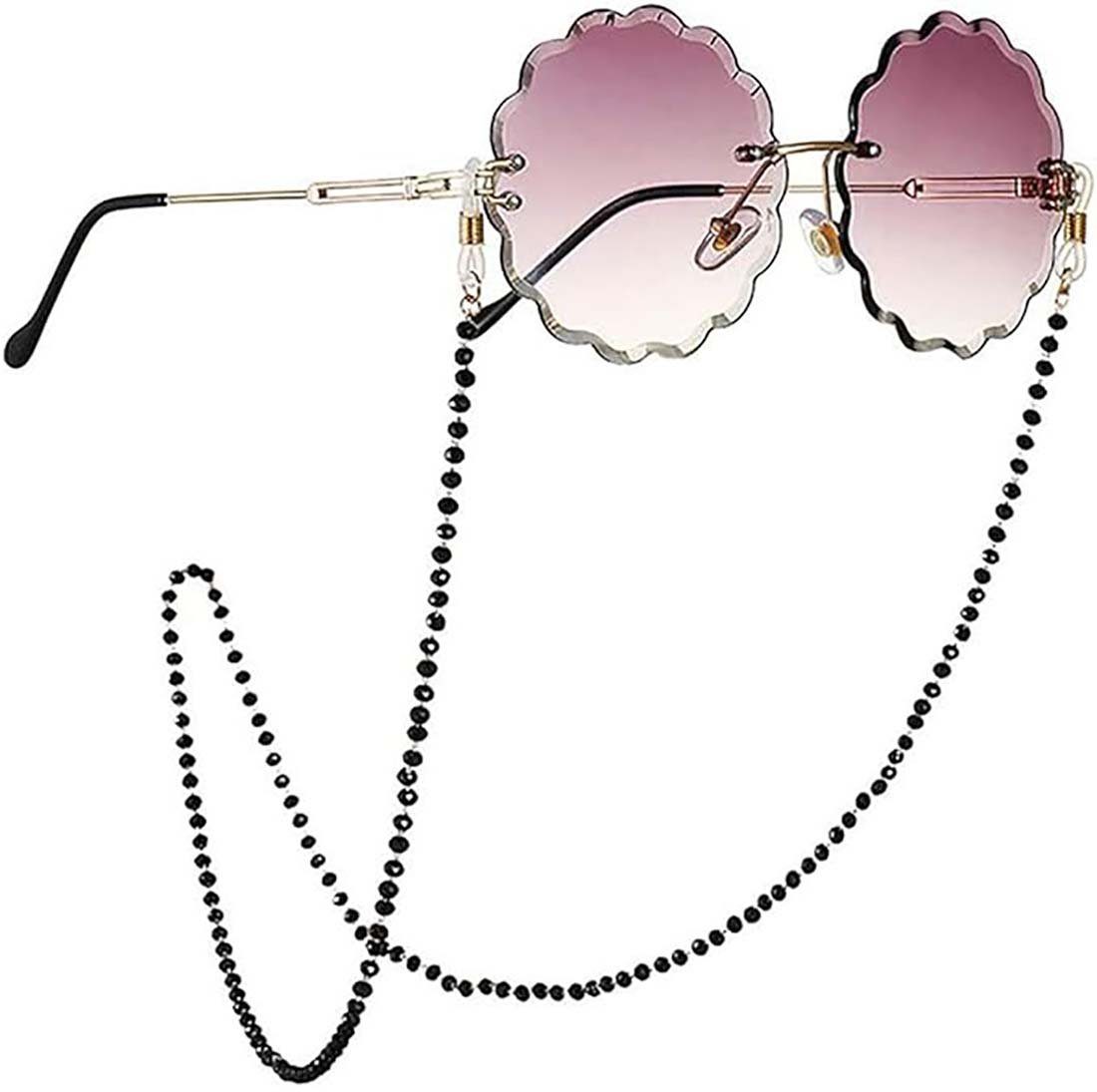 DRSEON Brillenkette Boho Perlen Sonnenbrille Halskette Strand Brille Cord