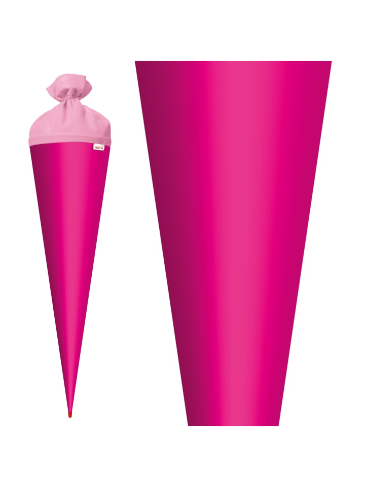 ROTH Bastel-Schultüte groß pink 70 cm Filzverschluss pink in Pink günstig kaufen onesize