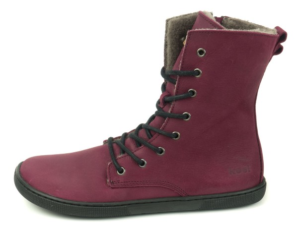 Koel bare |mid ~ Faro Schnürstiefel Winter ~ Bordeaux