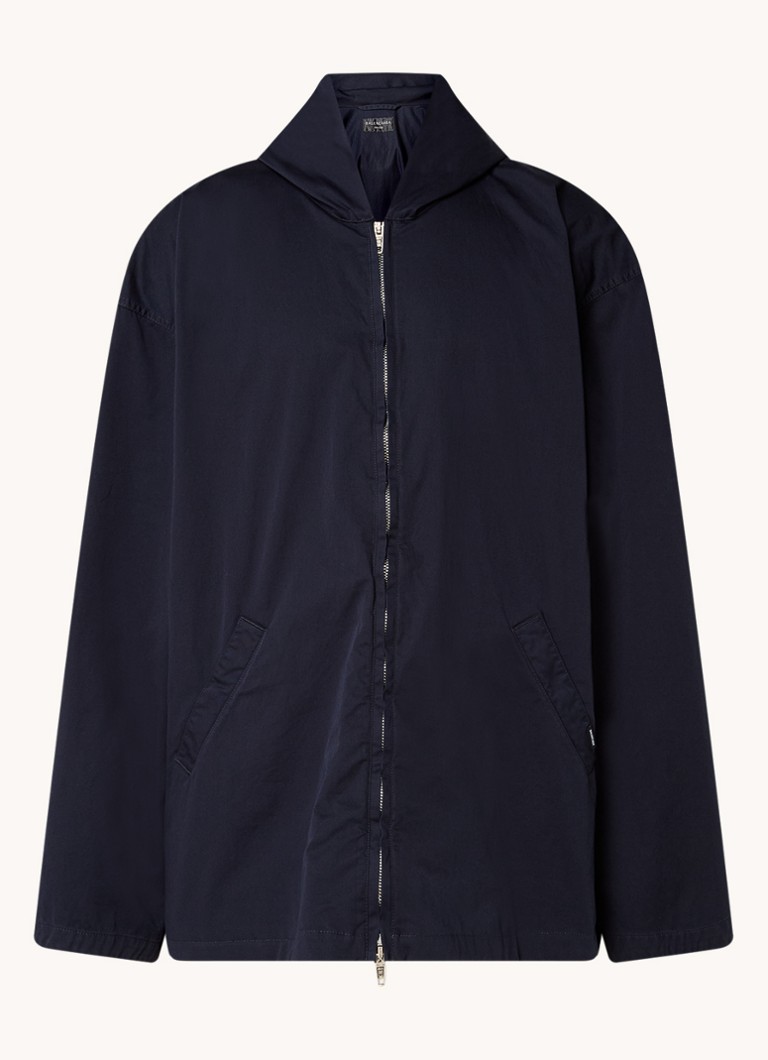 Giacca oversize Balenciaga con cappuccio e tasche laterali