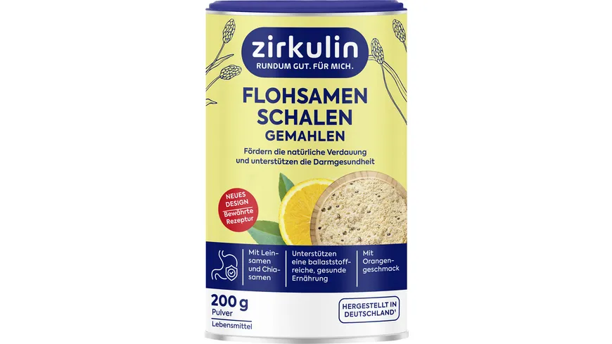 Zirkulin Flohsamen Schalen gemahlen 200 g