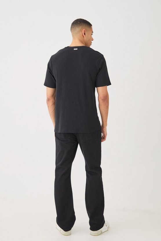 T-Shirt mit abstraktem Print