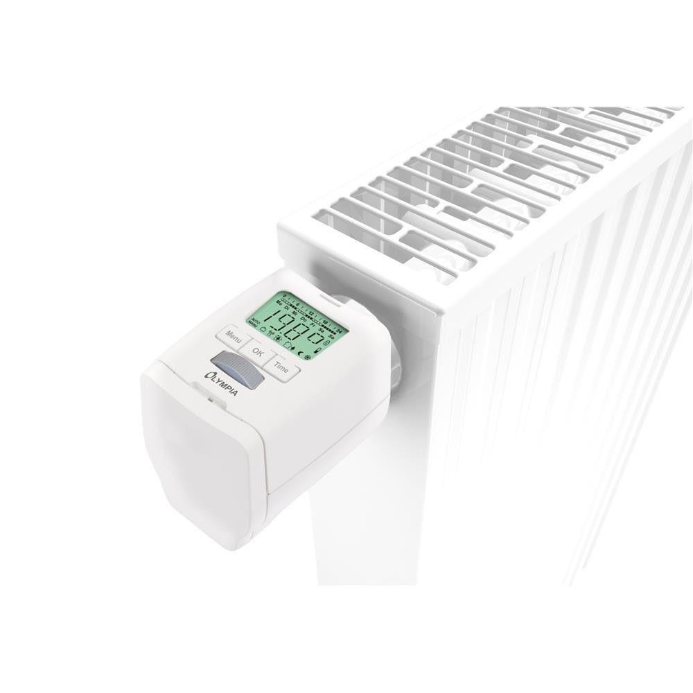 OLYMPIA OFFICE Heizkörperthermostat HT 430-22, Heizungsregeler, Thermostat, digital, elektronisch, programmierbar