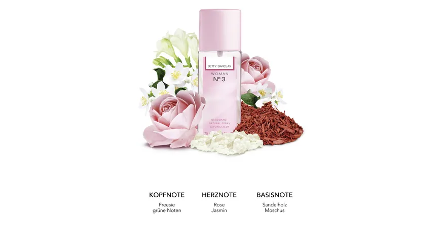 BETTY BARCLAY WOMAN No.3 Deodorant 75 ml