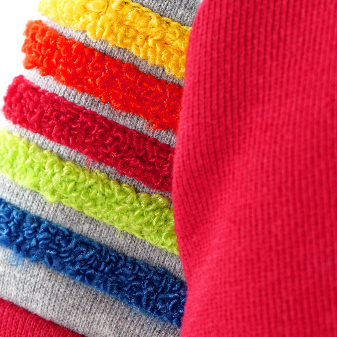 Baby Hoodie mit bunter Frottee-Applikation