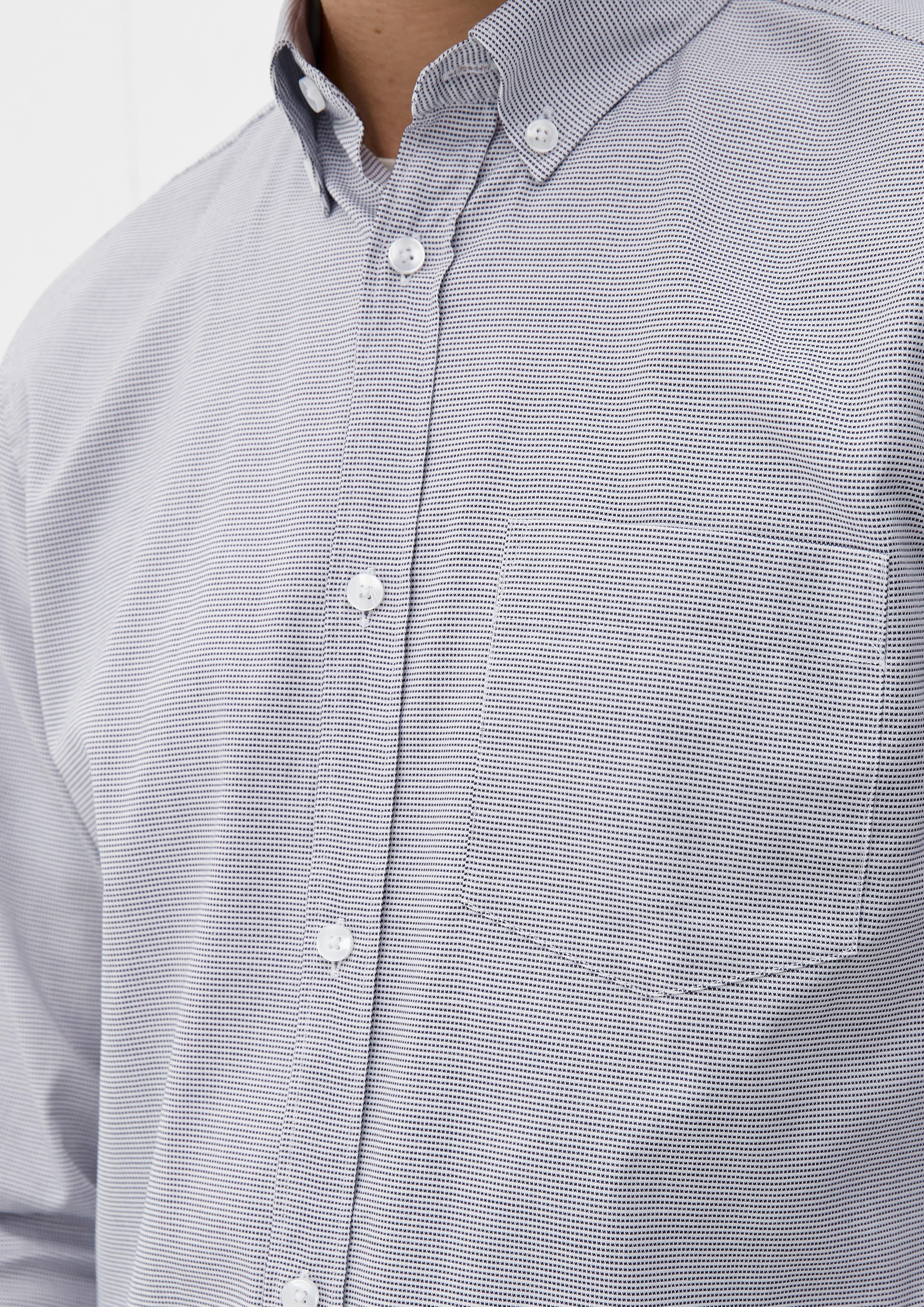 Slim: Hemd mit Minimalmuster  2127460-59K3