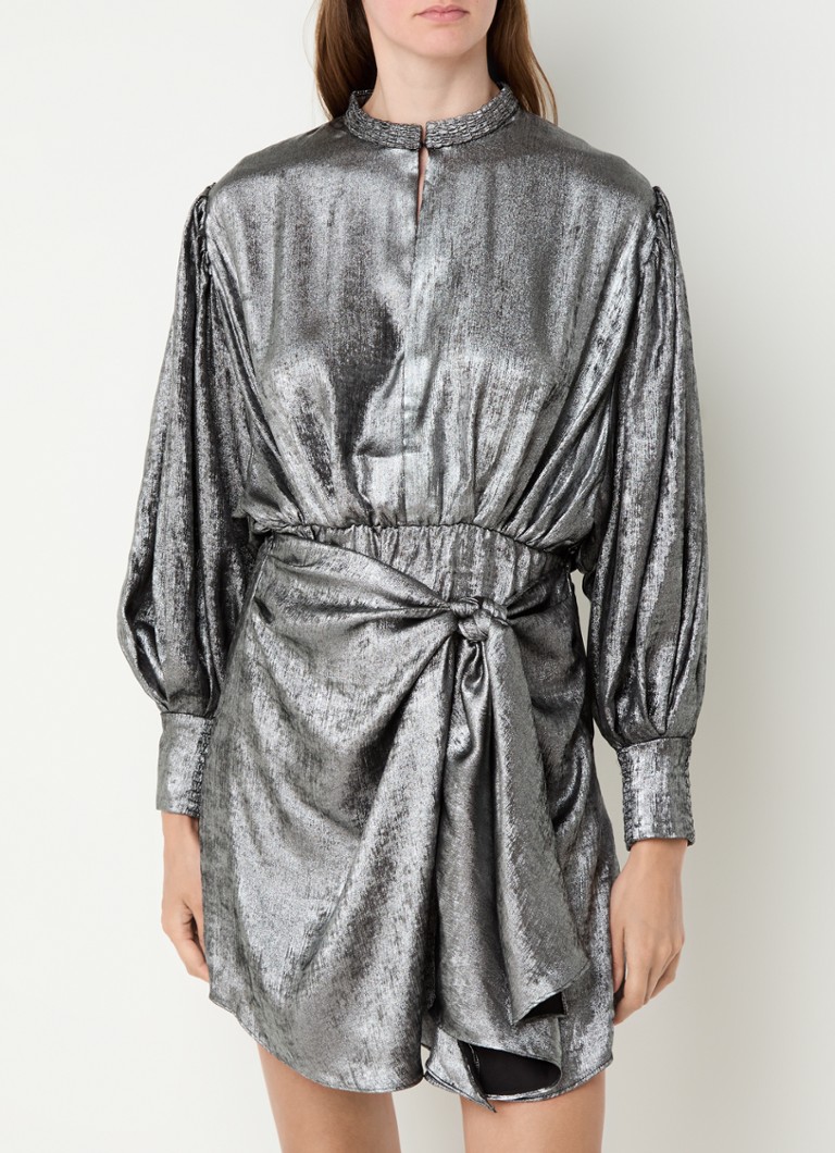 Rochie scurtă Claribel de la IRO cu fundă decorativă