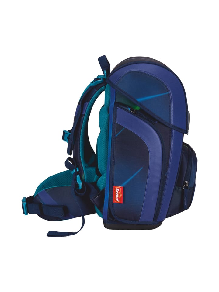 Scout Scout Genius Schulranzen-Set 4 teilig Exklusiv Superflash City Lights günstig kaufen onesize