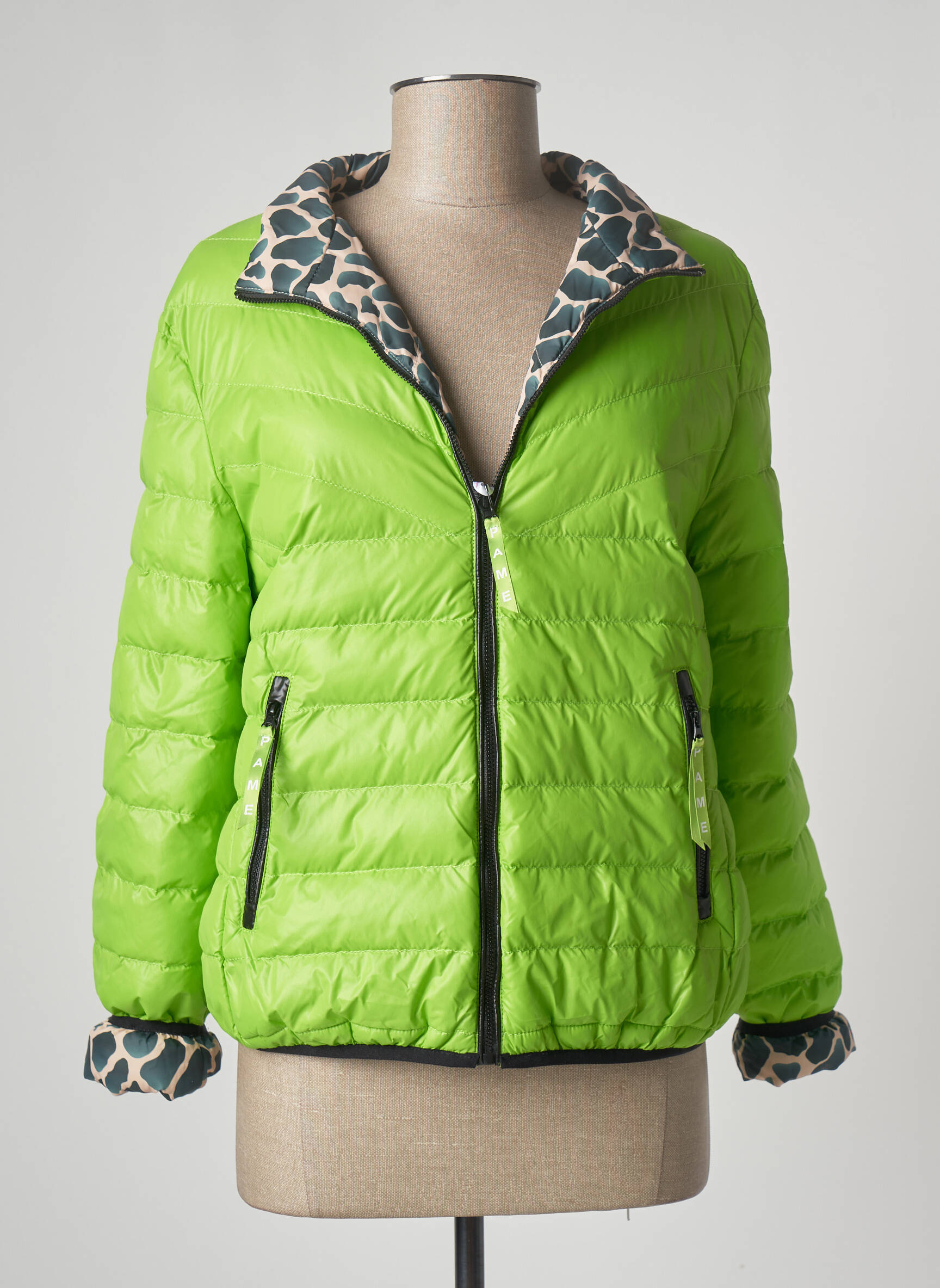 Pame Carrioni Doudounes Femme couleur vert