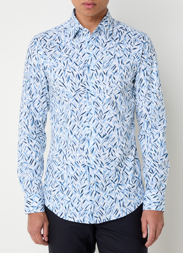 Cămașă HUGO BOSS Hank cu imprimeu slim fit