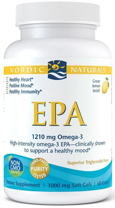 Nordic Naturals EPA 1210 mg, Κάψουλες, Γεύση Λεμονιού