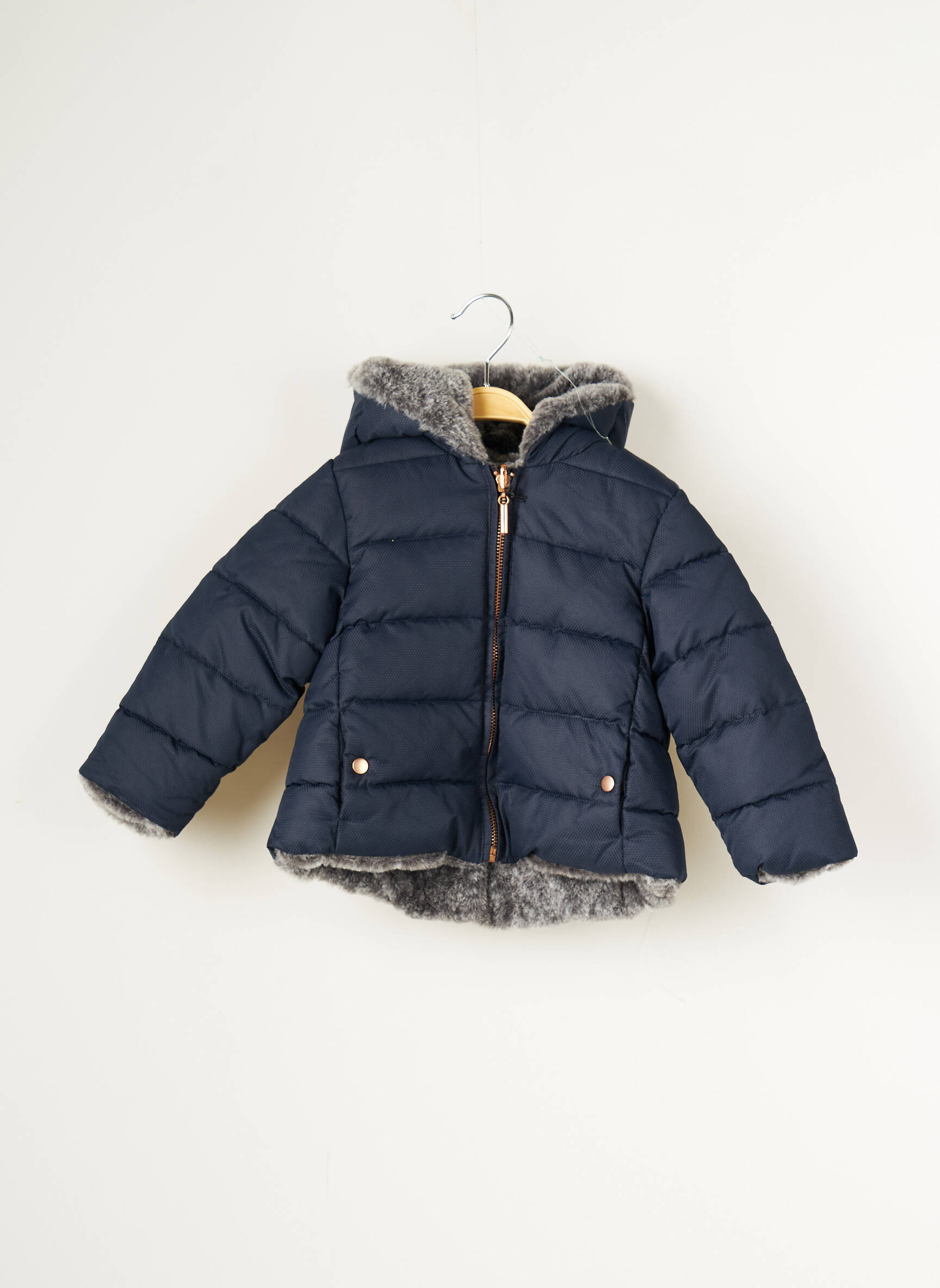 Jean Bourget Doudounes Fille couleur bleu