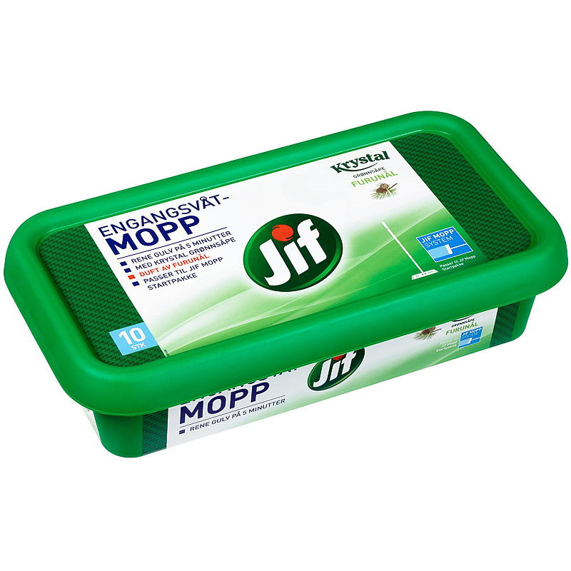 Jif Engangsmopp 10-pk Jif Krystal Furunål