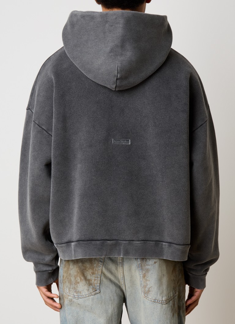 Moletom com capuz Acne Studios com acabamento lavado.