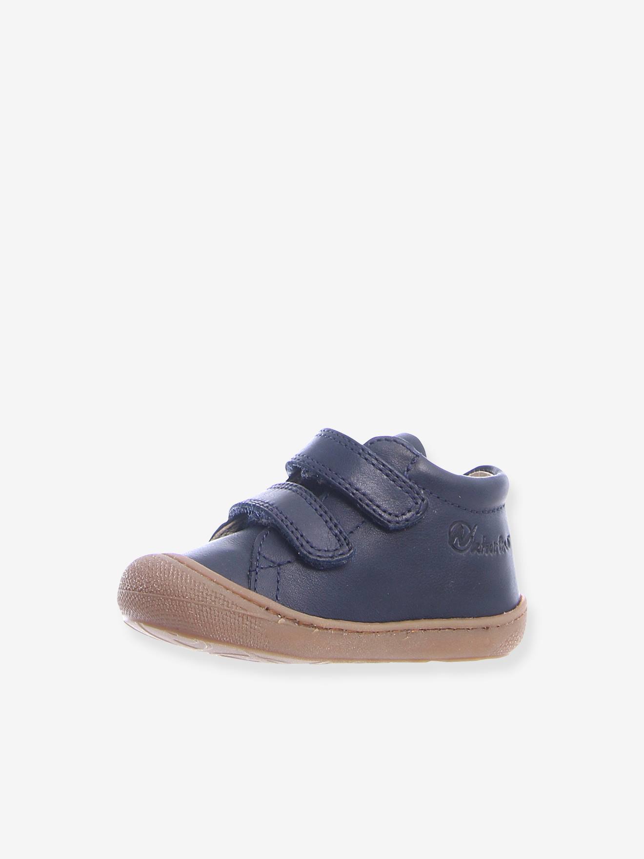 Bottillons bébé Cocoon Velcro NATURINO® 1ers pas cognac
