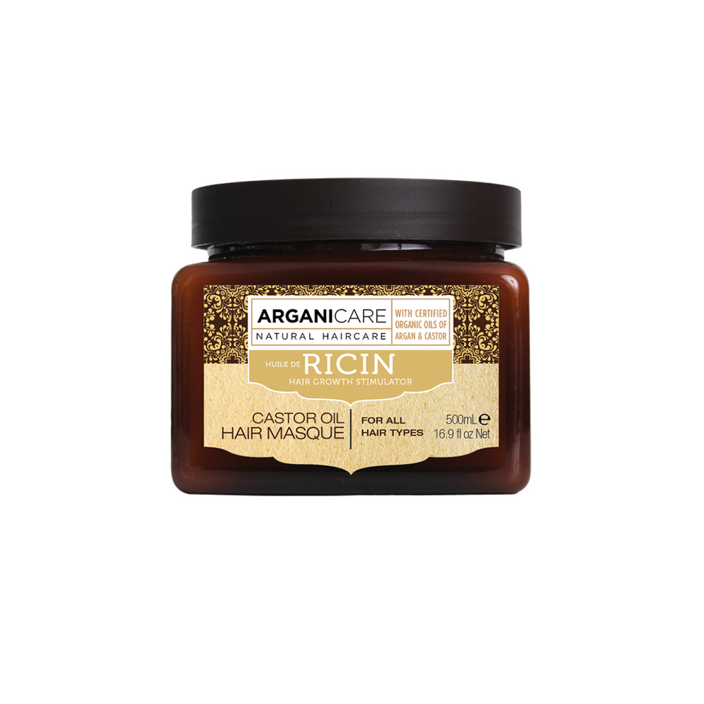 Arganicare Masque à l’huile de ricin renforçateur Pour tous types de cheveux
