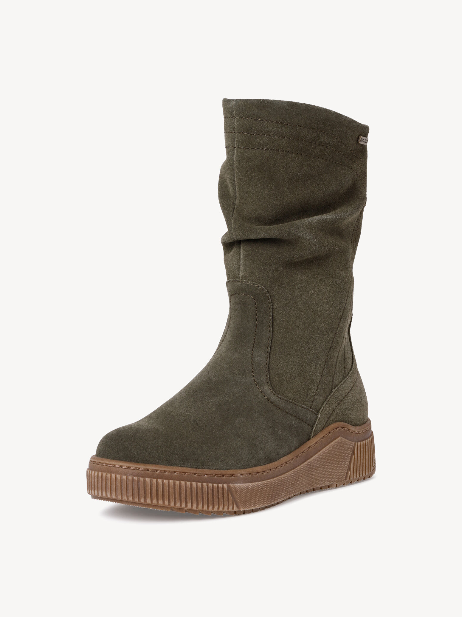 Bottine en cuir - vert