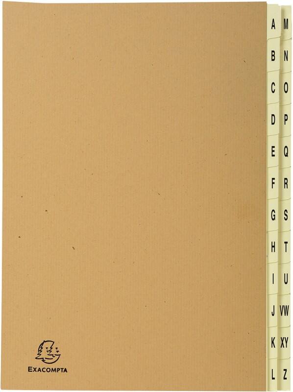 Exacompta Ordnungsmappe 22229E DIN A4 Braun Karton