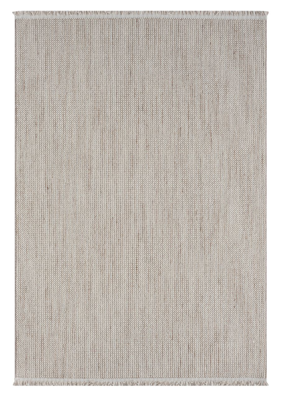 MyFlair Teppich Lucile, 160cm x 230cm, Farbe Weiß, rechteckig, Florhöhe 7mm